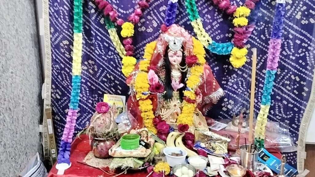 अंतिम दिन चला अर्थ रात्रि तक गरबा के साथ सुबह मां की नगर राजगढ़ में निकली यात्रा।