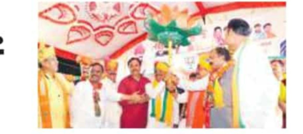 कैलाश विजयवर्गीय, वीडी शर्मा पहुंचे विधायक शर्मा के नेतृत्व में यात्रा का जोरदार स्वागत
