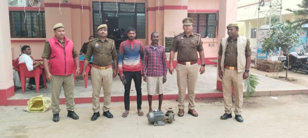 थाना घुघली ने आज दो नफर वांछित अभियुक्तों को गिरफ्तार कर रिमांड हेतु भेजा न्यायालय