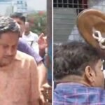 ঠাকুরপুকুর থানা থেকে বার হতেই ‘চোর চোর’ স্লোগান শুনতে হল ধৃত কাউন্সিলর সুদীপ পোল্লেকে! দেখানো হল জুতোও